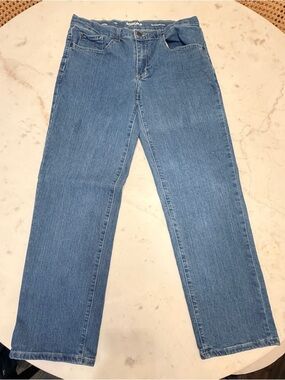 Sonoma Youth Straight-Leg Jeans in Medium Blue Wash Size 16H Husky
